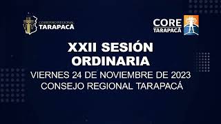XXII SESIÓN ORDINARIA/2023