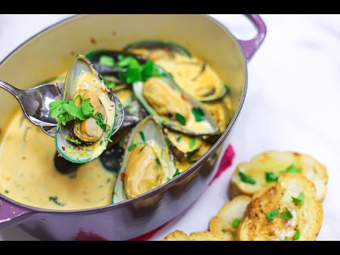 Mussels In Lemon Garlic Butter Sauce