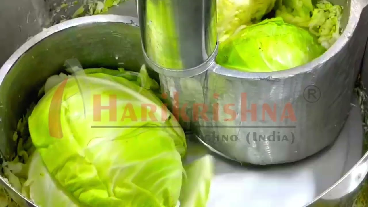 Cabbage Shredder Product Demonstration 