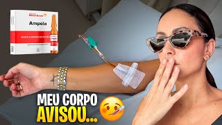 PRECISEI TOMAR FERRO NA VEIA! 😮‍💨😔 |*meu corpo deu sinais de alerta!*