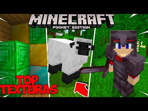TOP 6 TEXTURAS PARA USAR NO SURVIVAL MCPE - (Minecraft Pocket Edition)