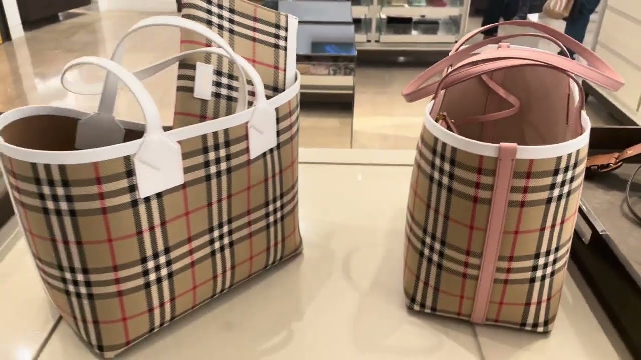 【送料&関税込】Burberry london Small Tote Bag Burberry London tote bag review. #burberry#totebag#handbags
