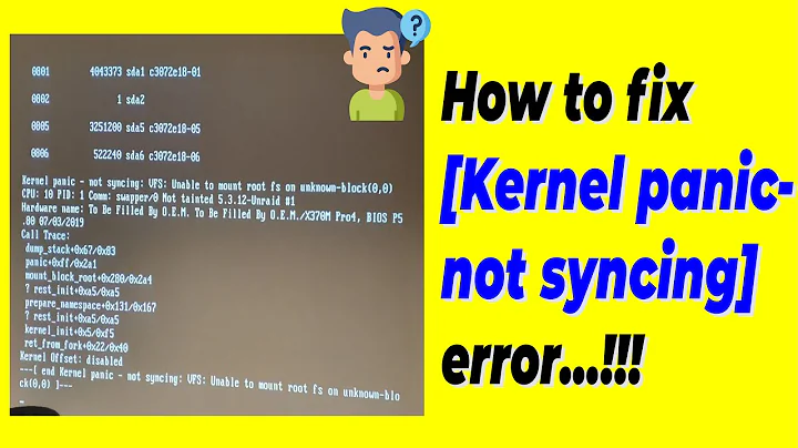 HOW TO FIX KERNEL PANIC ERROR | 100% WORKING | VERY SIMPLE