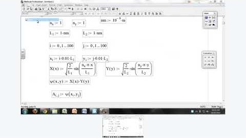 Physical Chemistry Lecture - Particle in a 2D (3D) box