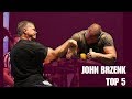 John Brzenk TOP 5 ARMWRESTLING (Biggest Arm Wrestling Matches)