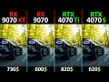 RX 9070 XT vs RX 9070 vs RTX 4070 Ti vs RTX 4070 SUPER TEST IN 10 GAMES  | R7-9800X3D