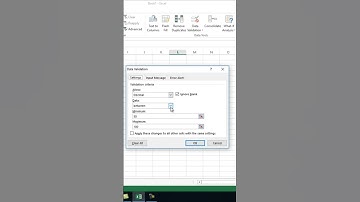 data validation decimal not between #short