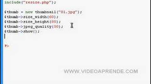 Crear Thumbnails, previas de Fotos en PHP - VideoAprende.com