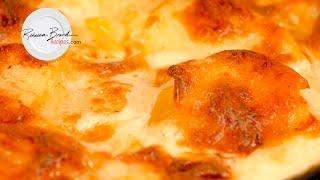 Creamy Scalloped Potatoes Recipe for a Dinner Party, Large Economic Batch