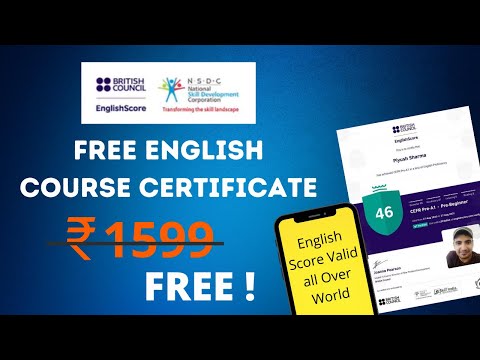 Free Online Course Certificate Test from British Council, UK | How to Enroll | Learn British English