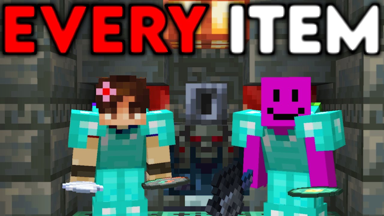 We Got EVERY ITEM In Minecraft! - YouTube