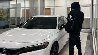 buying my first car new (vlog) honda civic sport hatchback 2024 & where life at