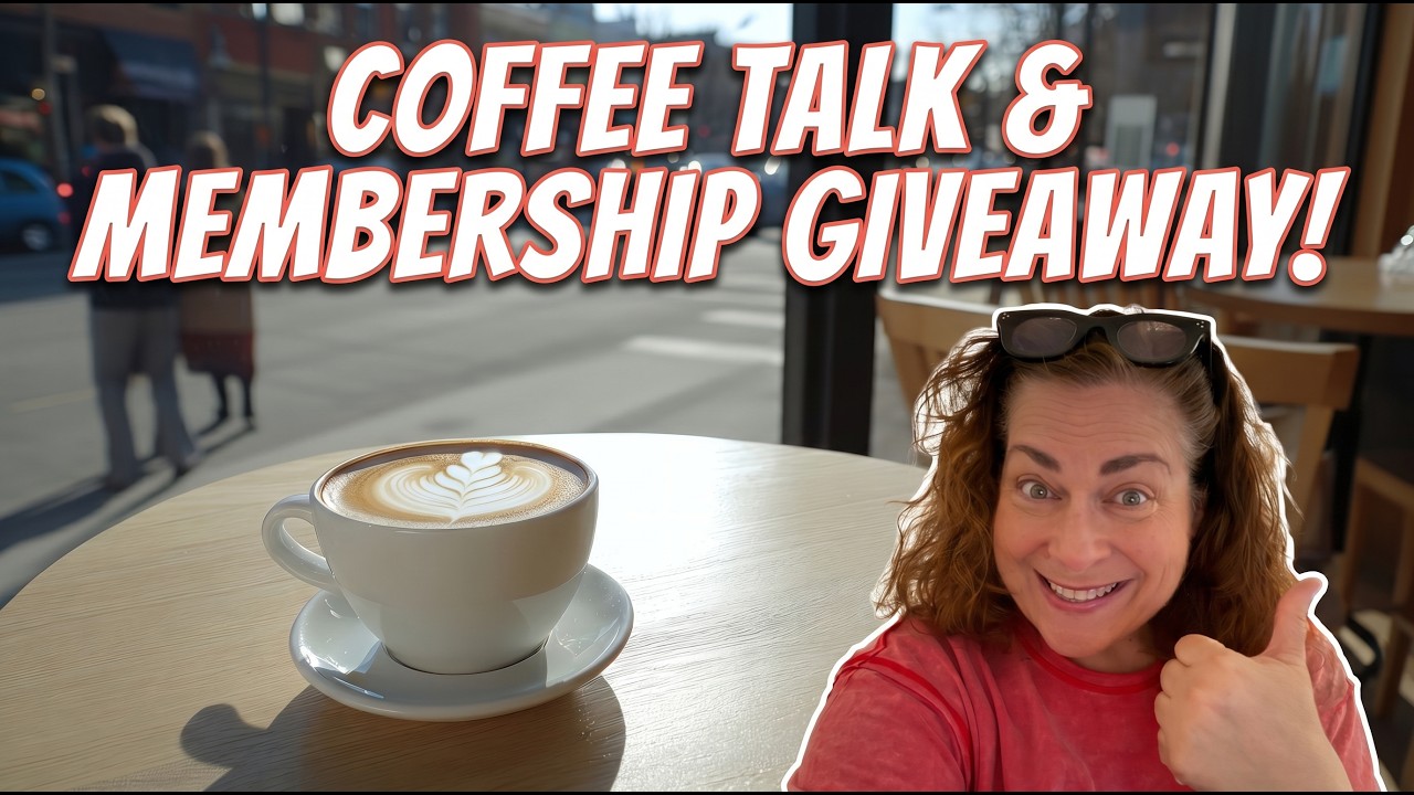 LIVE 🔴 Coffee Talk & Membership Giveaway!  #nyc #life