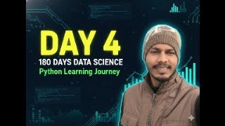 Day 4 of Learning Data Science & Data Analytics LIVE 🚀 | Python Practice + Real Learning