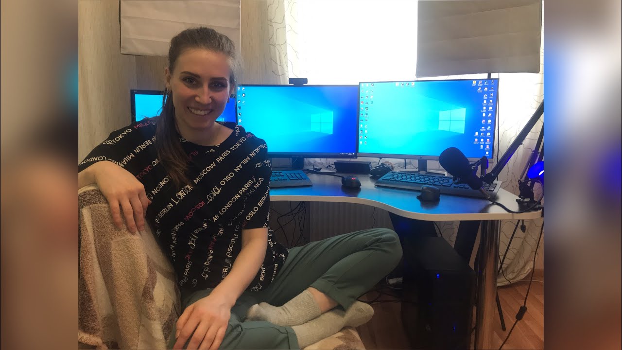 Распаковка мониторов! Моё новое стримерское место! Gigabate G27F/ HP 27fw!