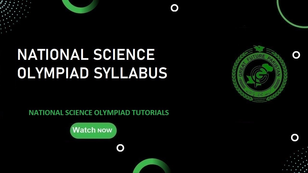 Syllabus of National Science Olympiad - YouTube