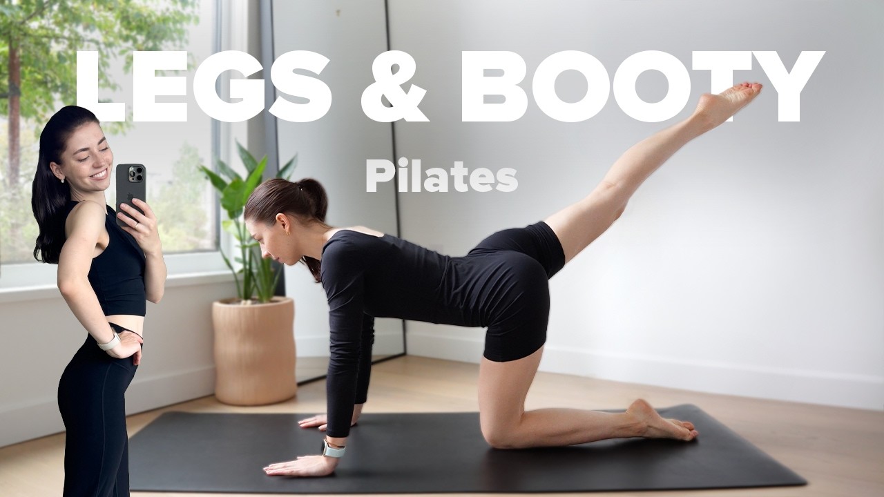 10 MIN SLIM LEGS Pilates Workout | No Equipment - YouTube