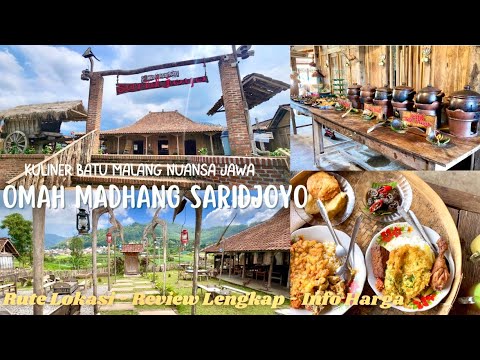 OMAH MADHANG SARIDJOYO BATU MALANG | Kuliner Nuansa Jawa Pedesaan