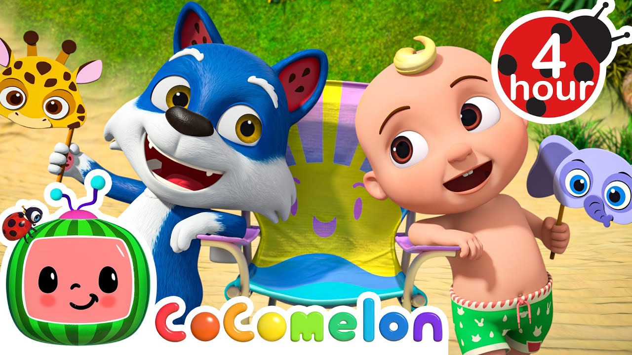 Peekaboo Animal Masks! 😂| NEW 🐯 Cocomelon - Nursery Rhymes | Fun Cartoons For Kids