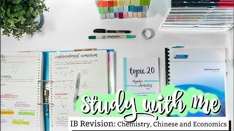 STUDY WITH ME: IB Revision | studycollab: alicia