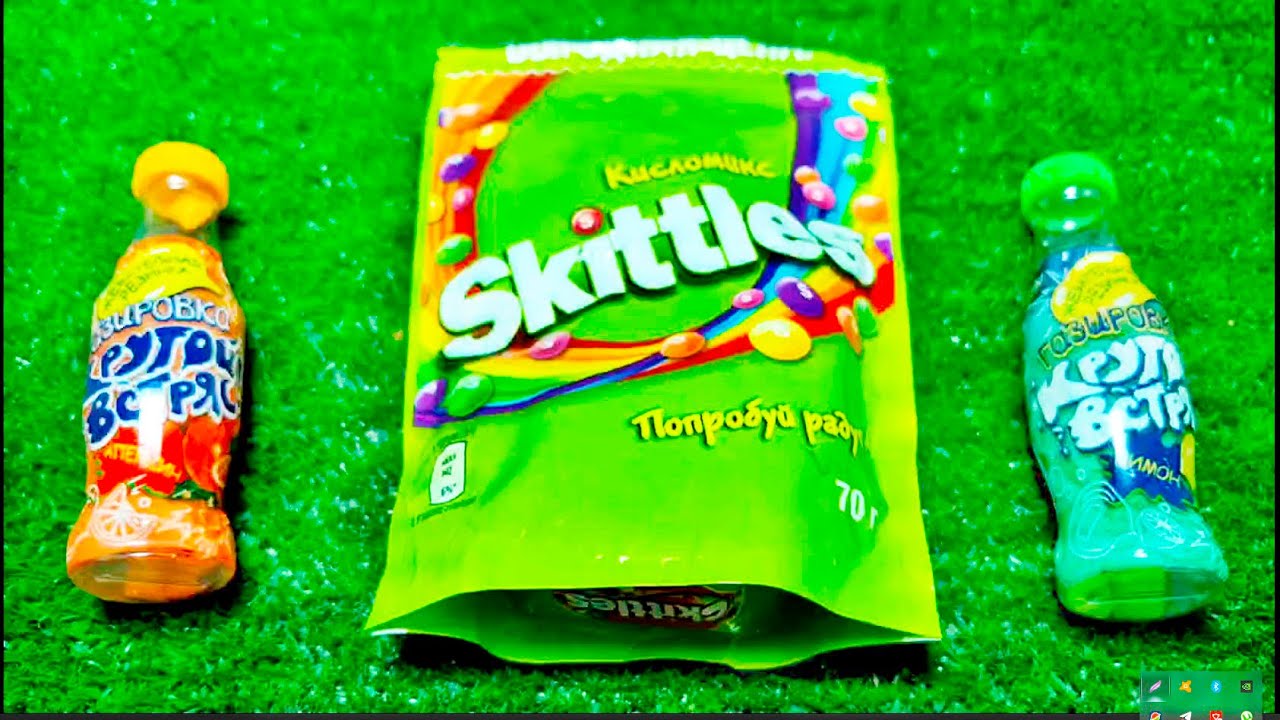 Satisfying Video💚 Rainbow Candy Unpacking | Skittles ASMR #asmr # ...