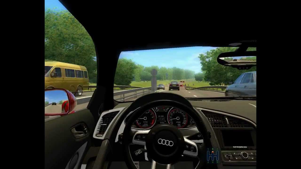 City Car Driving (Simulator) - AUDI R8 gameplay - YouTube