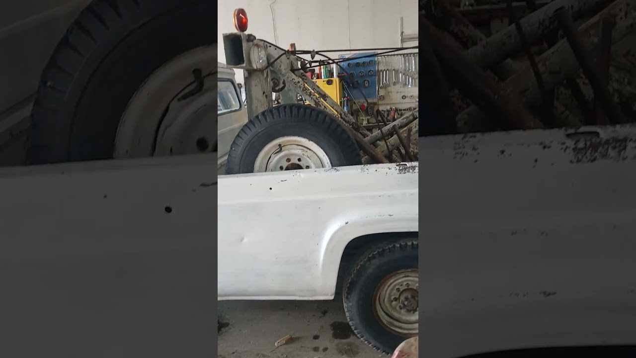 Grandpa's last day as a wrecker,he's been a trooper