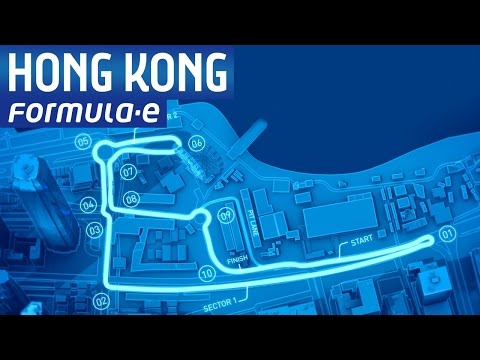 HKT Hong Kong Track Map - Formula E