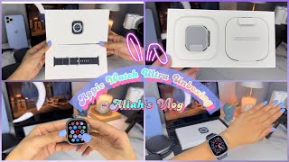 Unboxing: Apple Watch Ultra & Setup|ASMR | Aesthetic 🪷| Accessories ✨