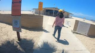(WALKING SAN DIEGO)  AT NORTH ISLAND BEACH CORONADO ISLAND SAN DIEGO CA. U.S.A.