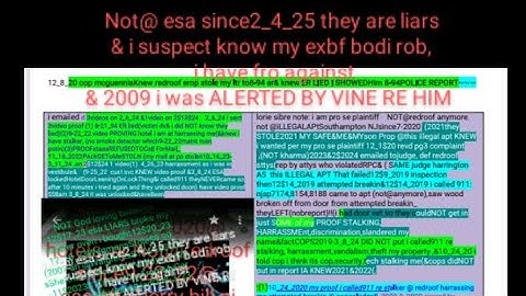 my#videoexhibit1 9-22_22 ESA managementLied:KNEWI havStalkrNoSmokeDtctrWhenIGotROOM,PutIn9-22AftrThs