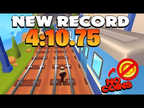 Subway Surfers NO COINS novo RECORD 