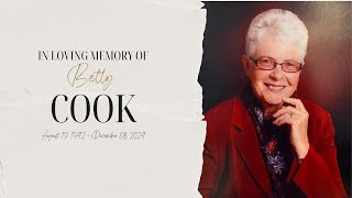 Funeral Service for Betty Cook Funeral Service for Betty Cook