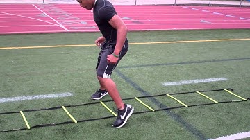 Agility Ladder - Backward In In Out out