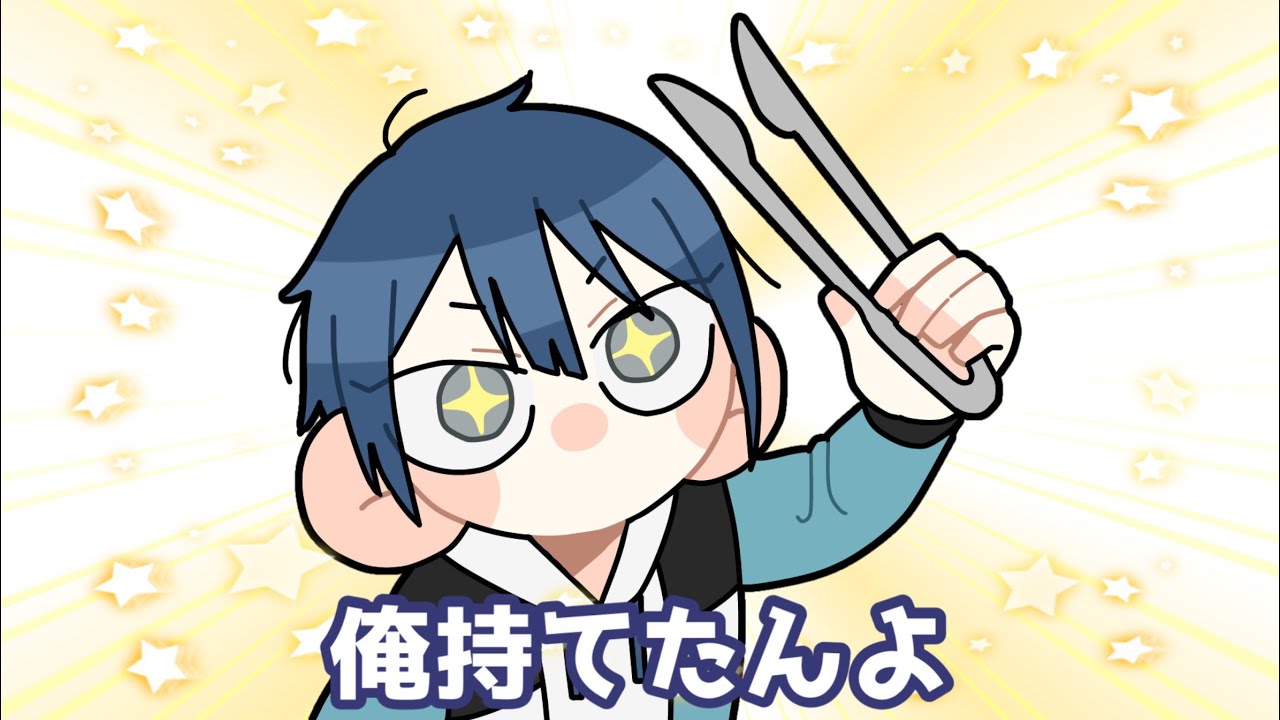 【手描き切り抜き】VΔLZで焼肉に行ってトングバトルした話【にじさんじ/長尾景】