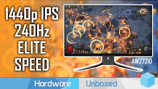 Alienware AW2721D Review, Strong IPS Performance at 1440p 240Hz