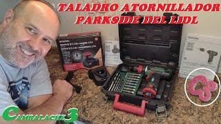 TALADRO ATORNILLADOR PARKSIDE DE 12V DEL LIDL