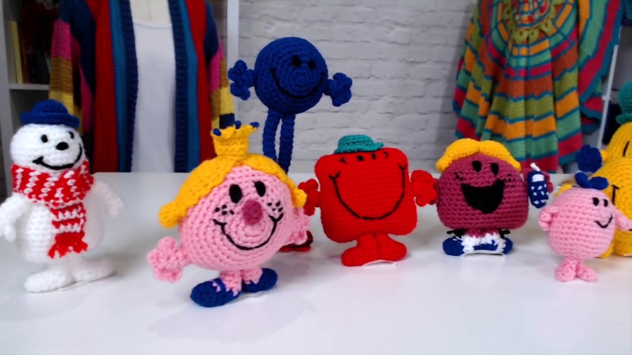 Meet your crochet Mr. Men and Little Miss! YouTube