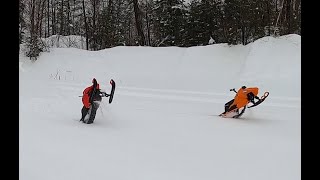 Alpha 6 rc snowmobile VS skeeride polaris
