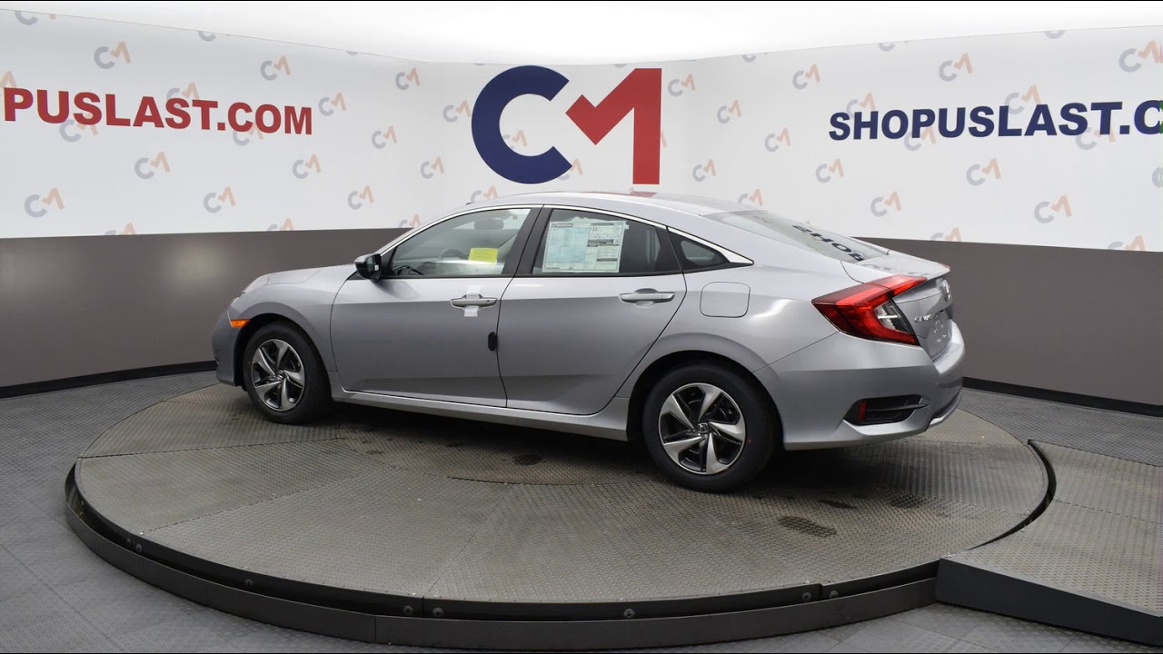 2020 Silver Metallic Honda Civic 4D Sedan #H20511 - YouTube