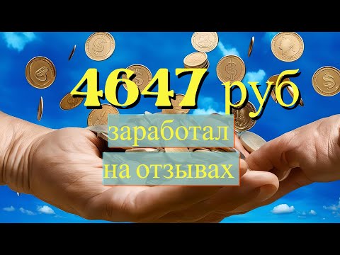 Заработал на отзывах 4600 рублей в 2024 году - подведение итогов - заработок в интернете
