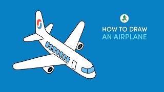 how to draw an airplane