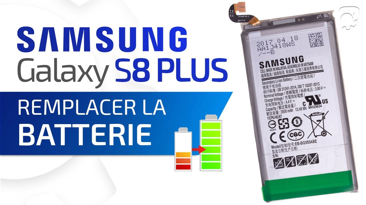 Comment changer la batterie de son Samsung Galaxy S8 Plus ? TUTO Brico