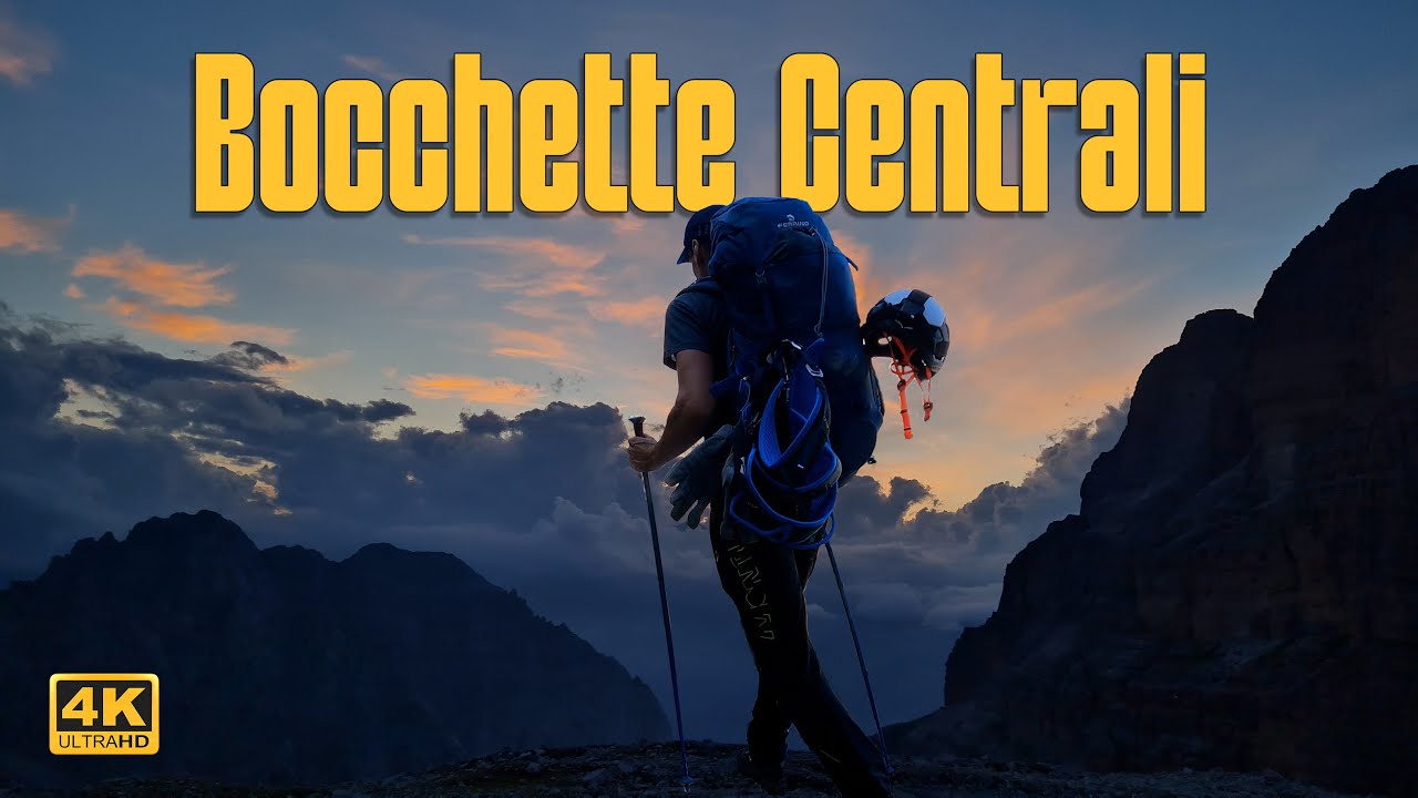 VIA FERRATA DELLE BOCCHETTE CENTRALI 🌖 Notte al rifugio ALIMONTA Dolomiti di BRENTA
