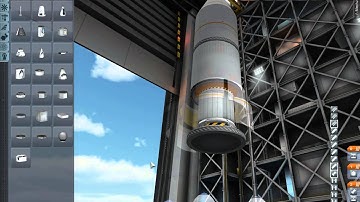 KSP: Placing a stock interstage fairing.