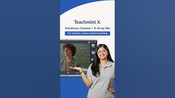 Teachmint X Digital Board for teaching | Autofocus Camera & Mic for Hybrid Classes