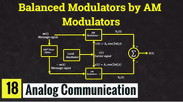 AM Balanced Modulator for DSB-SC signal generation  || Lec -18