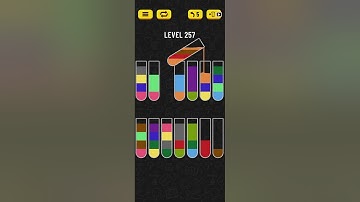 water sort puzzle level 257