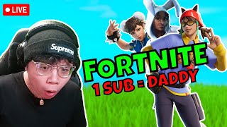 1 SUB = I SAY DADDY GETTING CROWN WINS WITH VIEWERS! #shorts #fortnitelive