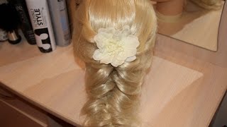 Причёска с помощью резинок Причёска с помощью резинок